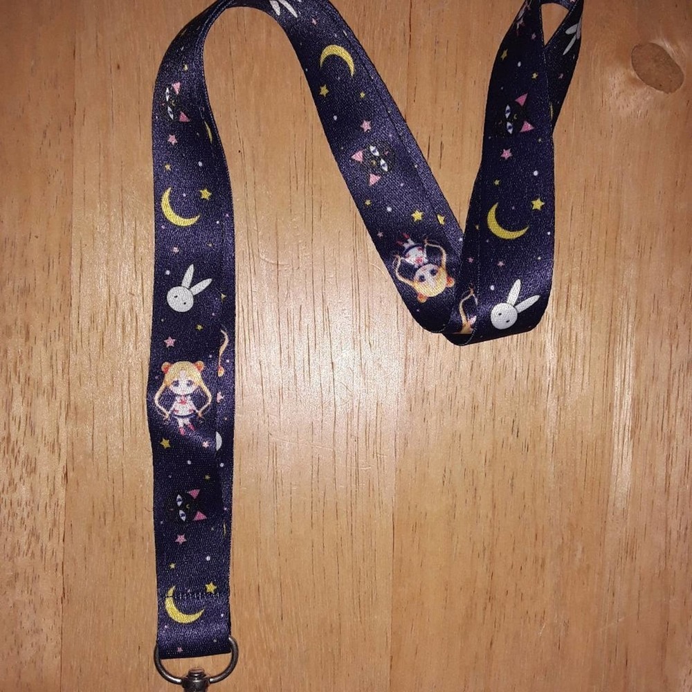 Japanese Anime Sailor Moon Purple Lanyard B